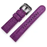 TW Steel Marc Coblen Armband Uhrenband Uhrenarmband Leder 22 MM Kroko Violett LB_V_K_B