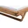 SalesFever Balkenbett 140 x 200 cm Beige