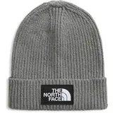 The North Face Kids TNF Logo Box Cuffed Beanie Grau