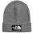 The North Face Kids TNF Logo Box Cuffed Beanie Grau
