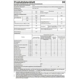 Amica KGCN 388 144 E Kühl-Gefrierkombination (1810 mm hoch, Silber)