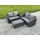 fimous Gartenlounge-Set 4-tlg. Dunkelgrau