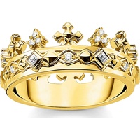 Thomas Sabo Ring, Ring Krone gold, 54