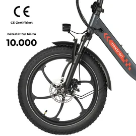 Maxtron Mule 20 Zoll RH 33 cm Unisex grau/schwarz