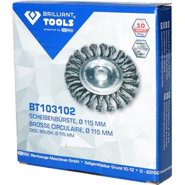BRILLIANT TOOLS Scheibenbürste Ø 115 mm