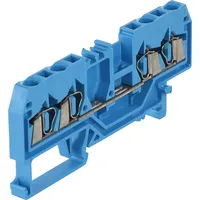 WAGO 280-834 Durchgangsklemme 5mm Zugfeder Belegung: N Blau