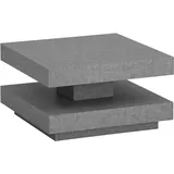 FineBuy Couchtisch Grau MDF 60 x 60 x 34 cm