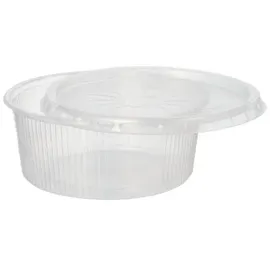Papstar Verpackungsbecher mit Deckel 250 St. Transparent Ø 10,5 cm x 4,5 cm