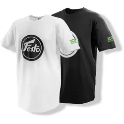 Festool Jubiläum 100 Jahre T-Shirt SH-FT3 100Y Gr. XL Unisex schwarz/weiß 578396