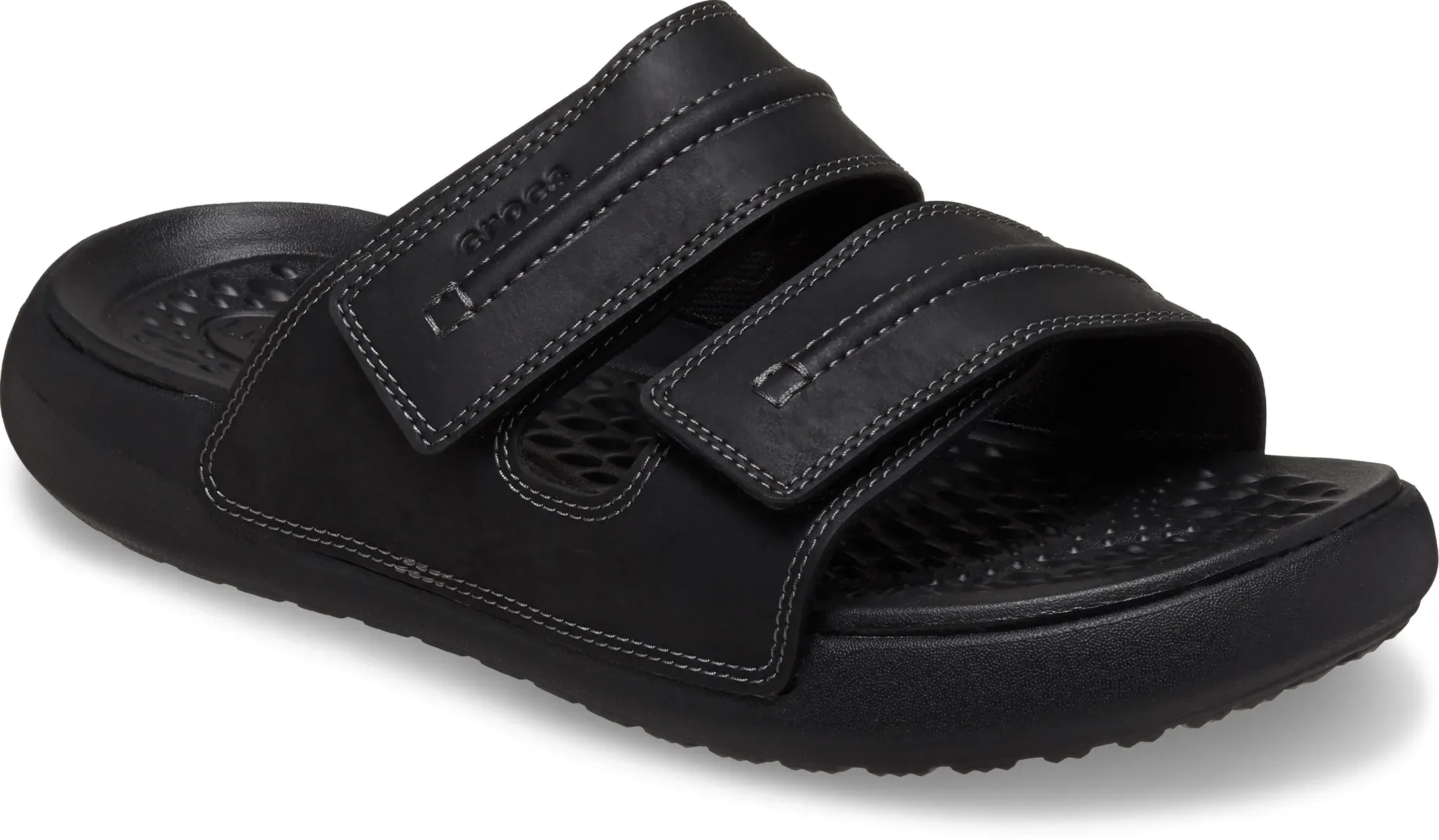 Crocs Badepantolette »Yukon Vista 2«, Sommerschuh, Poolslides, Schlappen, mit Klettverschluss Crocs schwarz 48