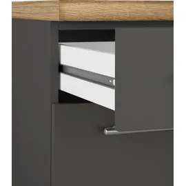 WIHO KÜCHEN Unterschrank Unna 150 x 0 x 0 cm Grau