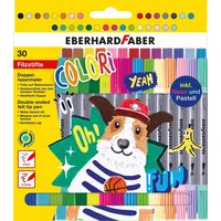 EBERHARD FABER 550030 - Colori Filzstifte in 30 Farben,