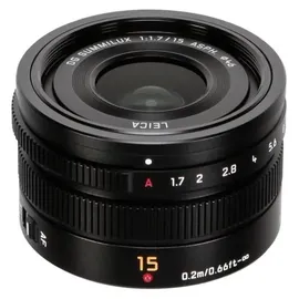 Panasonic Leica DG Summilux 15 mm F1,7 ASPH. schwarz