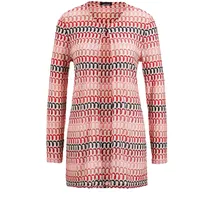 GOLDNER Langarm Spitzenjacke aus Jersey Koralle 19
