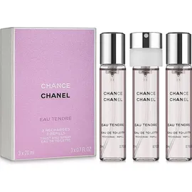 Chanel Chance Eau Tendre Eau de Toilette Nachfüllung 3 x 20 ml