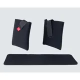 Fahrer Transport-Kratzschutzset für Pedale und Rahmenklemmung, schwarz (1 Set)