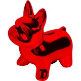 Sparschwein Hochzeit, Keramik Spardose Kinder Personalisiert, Baby Mädchen Jungen Kinder Sparschwein Groß, Sparbüchse, Piggy Bank, Trinkgeld Spardose, Hochzeitsgeschenke für Brautpaar (Rot)