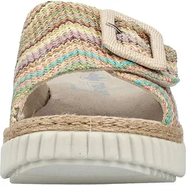 Rieker Pantoletten in multi - Beige
