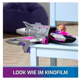 Spin Master PAW Patrol Der Mighty Kinofilm, Skyes Deluxe Superhelden-Jet inkl. Skye Figur, Licht und Geräuschen, Spielzeug geeignet für Kinder ab 3 Jahren