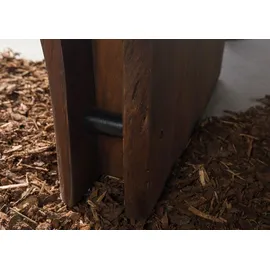 MASSIVMOEBEL24.DE Eckschreibtisch Akazie 185x163x76 braun lackiert PURE ACACIA #849