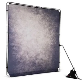 Manfrotto Lastolite EzyFrame Vintage Hintergrund, 2 x 2,3 m, Rauch