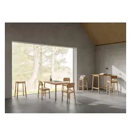 VCM 2er-Set Actona Stuhl Barlow Holz Braun Eiche