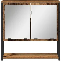 vidaXL Spiegelschrank Altholz 60 x 16 x 60 cm Holzwerkstoff