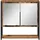 vidaXL Spiegelschrank Altholz 60 x 16 x 60 cm Holzwerkstoff