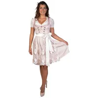 Trachtl Dirndl Susi Trachtenkleid ROSA/WEISS 2.TLG rosa 38