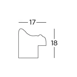 walther design Bench Holzrahmen braun 10x15 cm 3er Set