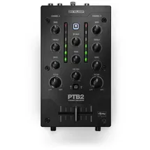Reloop PTB-2 - Kompakter, mobil einsetzbarer 2+1-Kanal DJ-Mixer