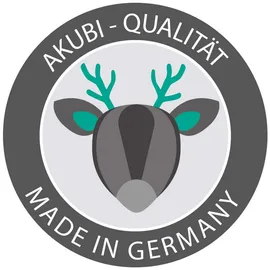 Akubi Stelzenhaus Benjamin Set A terragrau mit Rutsche rot 91208