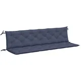 vidaXL Gartenbank-Auflagen 2 Stk. Marineblau 200x50x7 cm Oxford-Gewebe