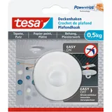 Tesa Deckenhaken Tapete & Putz weiss rund