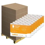 Wepa Satino Comfort 3-lagig weiß 26x22 cm Küchenrollen Pal. Palette mit 21 x 32 Rollen, hochweiß, starke Saugkraft