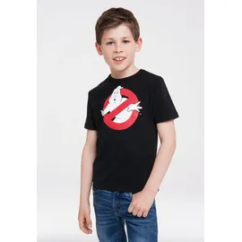 LOGOSHIRT T-Shirt "Ghostbusters", Mädchen, Gr. 92, schwarz, 100% Baumwolle, bedruckt, normal, Rundhals, Shirts T-Shirt, mit lizenziertem Design