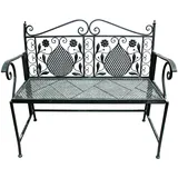 Parkbank 107 x 72 x 92 cm Braun