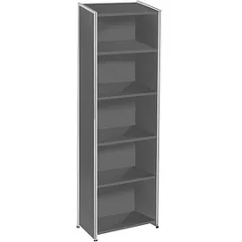 Kerkmann Artline Transparent Aktenregal 41 x 38 x 185 cm grau