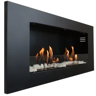 Kaminbau Mierzwa Gelkamin Ethanolkamin Kaminofen Aurora Luxus Royal Schwarz Matt