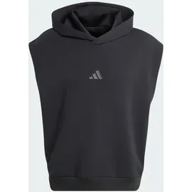 adidas SOFT LUX KAPUZENWESTE schwarz L