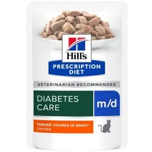 Hill's m/d Diabetes Care mit Huhn 12 x 85 g