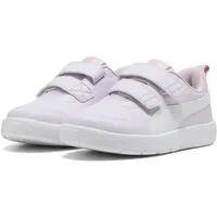 Puma Courtflex V3 V PS Sneaker, Lilac Frost Weiß