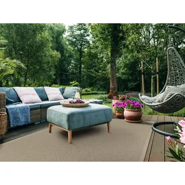 DEKOWE In- & Outdoorteppich Naturino Basic S2 natur, 002 Karree", 80x150 cm