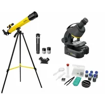 National Geographic Teleskop + Mikroskop Set Linsen-Teleskop Azimutal Achromatisch Vergrößerung 50 bis 100 x