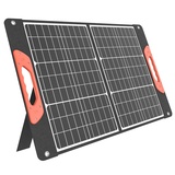 Rosaking 60W Faltbar Solarpanel,Tragbar Solar Ladegerät mit USB C+A +DC,Monokristallin ETFE Solarpanel für Smartphone,Tablets,Outdoor,Camping,Power Station