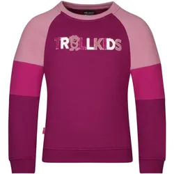 Kinder Sweatshirt Trollfjord Pflaume/Feuerbeere/Violett Gr. 164 - 14 Jahre