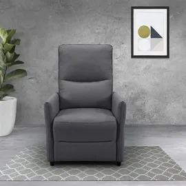 INOSIGN Relaxsessel INOSIGN "CURRIE, mit Liegefunktion, Webstoff-Bezug, Federkern", grau (anthrazit), B:69cm T:90,5cm, Sessel, Relaxsessel, Ruhe-Sessel, Lese-Sessel, TV-Sessel