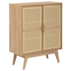 OTTO home Bridget Highboard 87 x 110 x 39 cm Beige / Braun