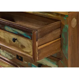 MASSIVMOEBEL24.DE Kommode 100 x 88 x 42 cm Mehrfarbig