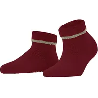 ESPRIT Damen Stoppersocken Cozy W Hp Wolle rutschhemmende Noppen 1 Paar, Rot Coral Red 8006, 35/38 EU - 35/38 EU